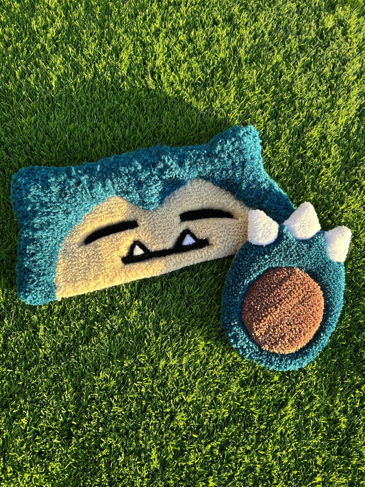 Snorlax Keyboard Mat + Mouse Pad